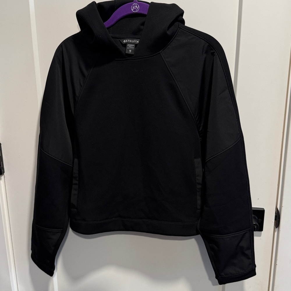 Athleta Get Set Hooded Pullover Sweatshirt NWOT Size XS Oversized - Picture 4 of 11